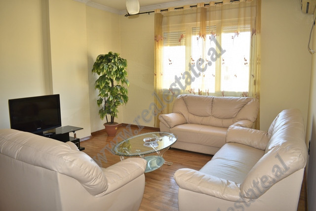 Apartment for rent in Zef Jubani Street in Tirana.

It is located on the 8-th floor in a new build